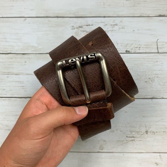 Levi's Brown Genuine Leather Soft Belt - Picture 15 of 16